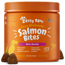 Load image into Gallery viewer, Salmon Bites™ Soft Chews for Skin Health, Wild Alaskan Omega 3 Fish Oil &amp; Antioxidants, Dog Supplement

